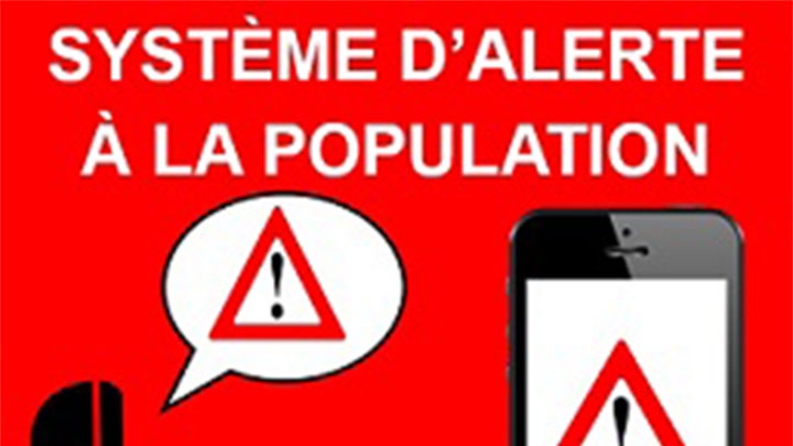 Mise en place d'un système de notification d'alerte à la population
