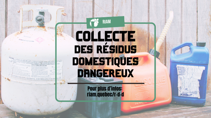 Collecte des résidus domestiques dangereux en septembre