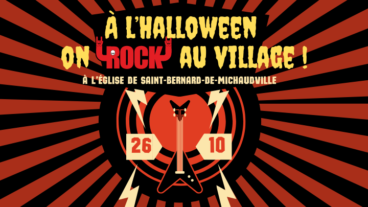 À l'Halloween on rock au village: Samedi 26 octobre