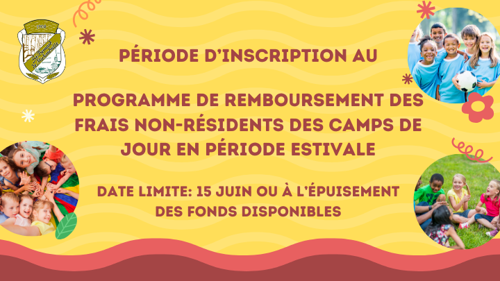 Programme d'aide financière pour les camps de jour