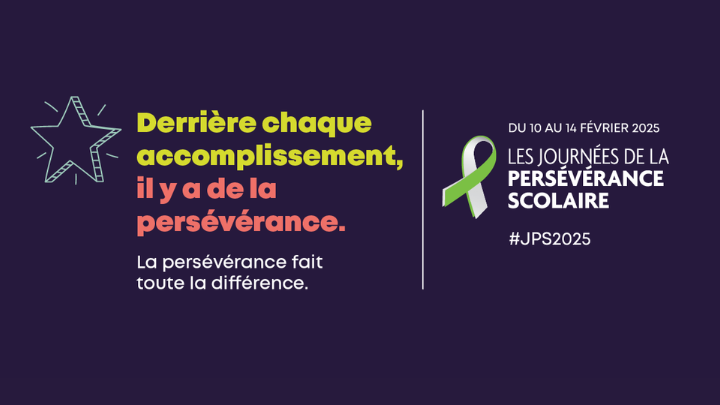 10 au 14 février 2025: Journées de la persévérance scolaire